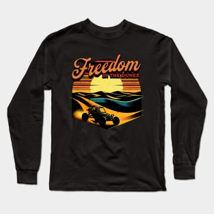 Freedom in the Dunes Sand Buggy Design Long Sleeve T-Shirt